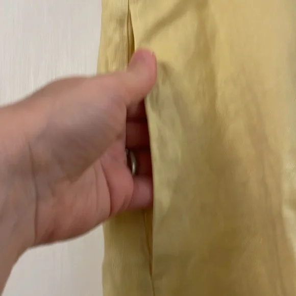 NWT Madewell Butter Yellow Linen Maxi Skirt A-Line - Picture 2 of 7